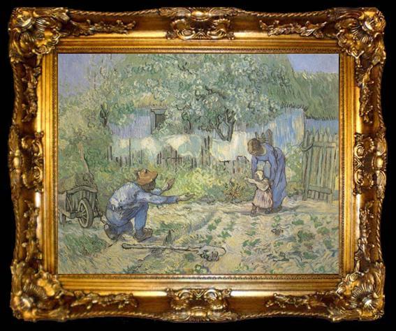 framed  Vincent Van Gogh First Steps (nn04), ta009-2